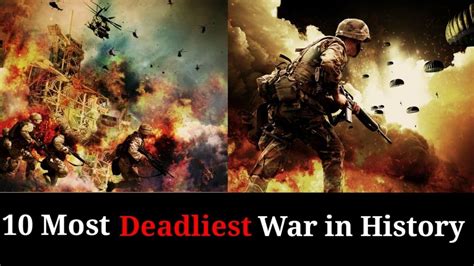 Top 10 Most Deadliest War In History Youtube