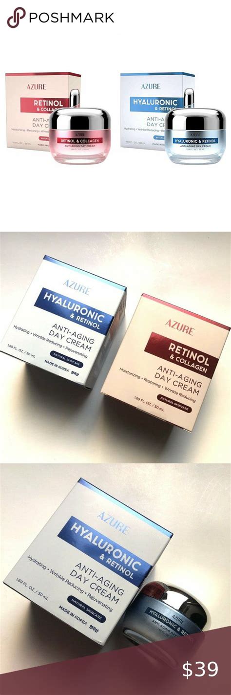 Bundle 2x New Azure Hyaluronic Retinol Retinol Collagen Anti Aging