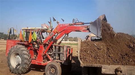 Massey Ferguson 385 Hydraulic Power Operating Bucket Loader Front End