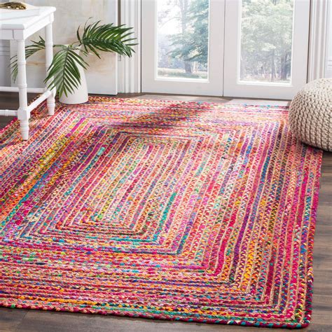 5 X 7 Braided Area Rug For Living Room Hand Woven Etsy