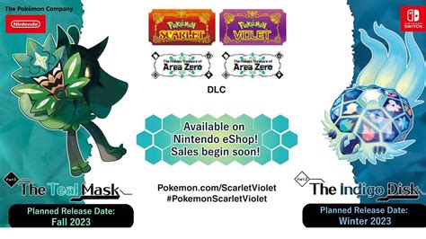 Pokémon Scarlet Y Violet Dlc The Teal Mask Y The Indigo Disk Revelados