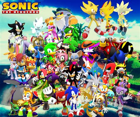 All Sonic Characters By Life Is Solorful222 On Deviantart
