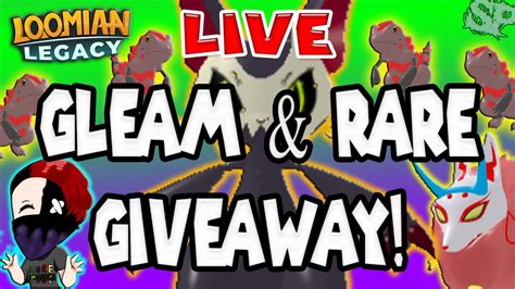🔴 Gleam And Rare Giveaway Loomian Legacy Roblox 2020 Roadto4k
