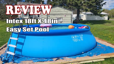 Intex 18ft X 48in Easy Set Pool Review 2022 Youtube