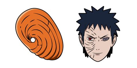 Naruto Obito Uchiha And Mask Cursor Custom Cursor