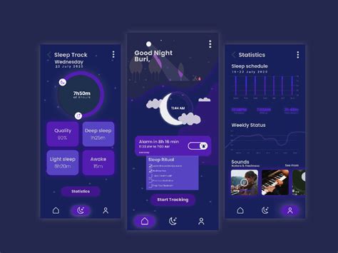 Sleep Tracker App Ui Uplabs
