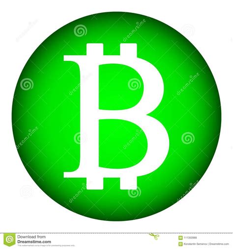 Bitcoin Sign On White Stock Illustration Illustration Of Internet