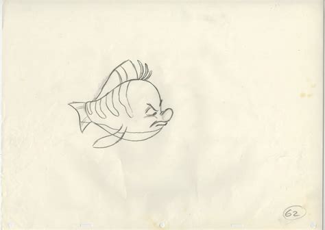 The Little Mermaid Production Drawing Id Marmermaid18109 Van Eaton