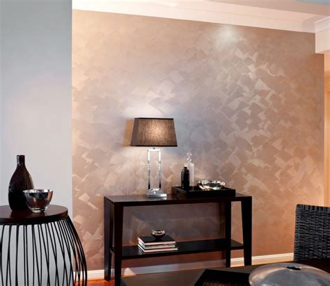 Combine turquoise with other vibrant colors such as purple or orange and also add a few darker elements such as some dark brown accents. Rose gold metallic paint | Metallic paint walls, Interior wall paint, Interior paint