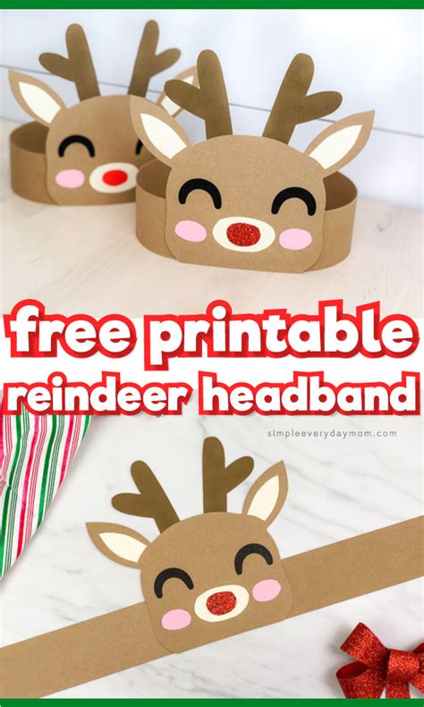 Reindeer Headband Craft For Christmas