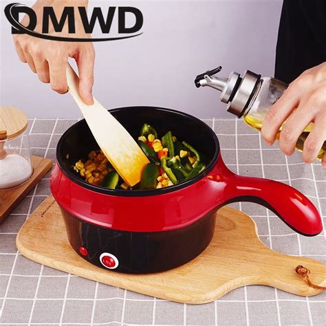 Multifunctional Electric Cooker Hot Pot Mini Non Stick Food Noodle