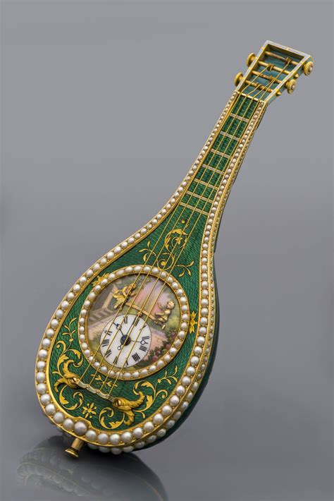 The Neapolitan Green Mandolin Piguet And Meylan Geneva No 4 666 Circa
