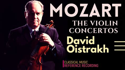 Mozart Violin Concertos Nos 3 4 5 1 2 And Rondo Presentation Reference Record David