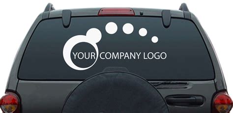 Business Logo Vehiclewindow Decal Sticker