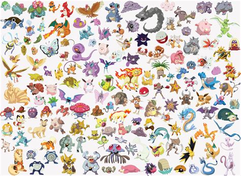 All Pokemon From Kanto