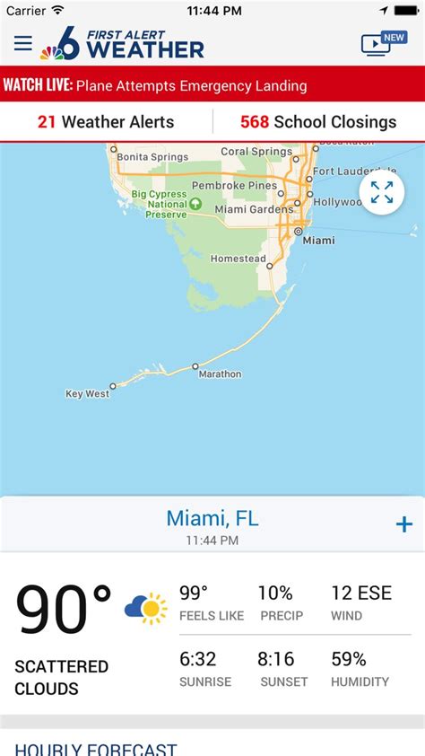 ‎the wjw mobile weather app includes: NBC 6 #Weather#News#apps#ios | News apps, Nbc, Weather alerts