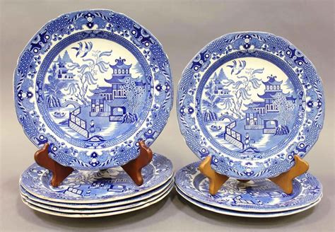 Vintage 1930s Burleigh Ware Willow China Blue White Willow Etsy