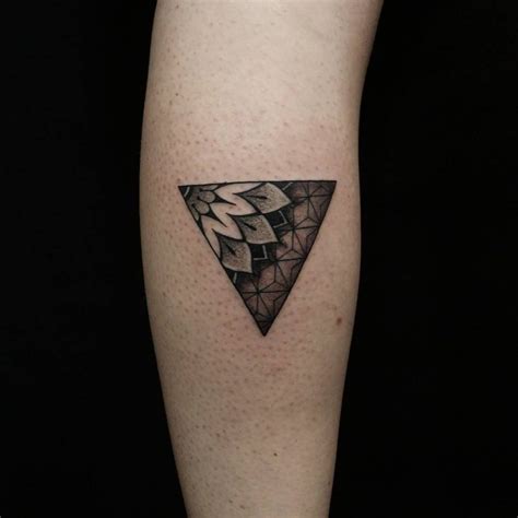 65 Best Triangle Tattoo Designs And Meanings Sacred Geometry 2019
