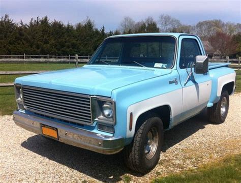 Sell Used 1976 Chevrolet C 10 Classic Stepside Pickup Truck In East