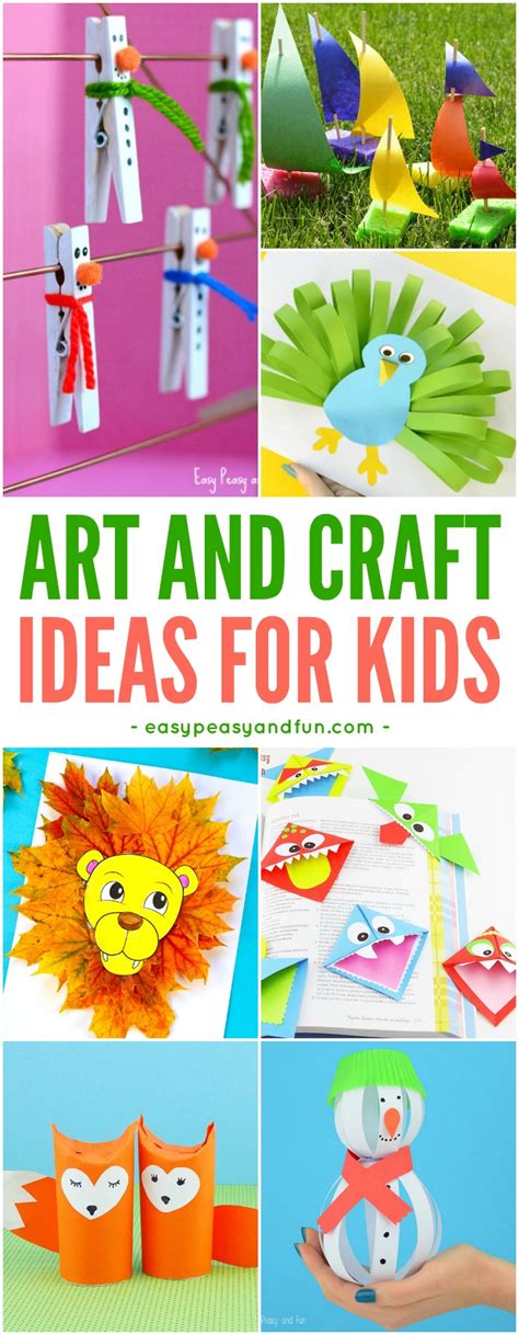Crafts For Kids - Tons of Art and Craft Ideas for Kids to Make - Easy ...
