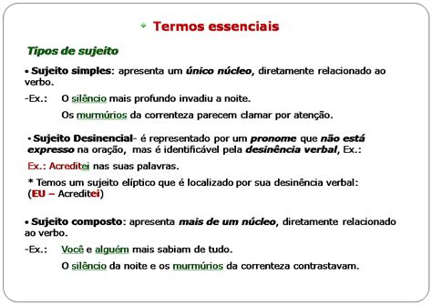 Sintaxe Termos Da Oração