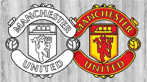 Manchester United Football Club Logo Manchester United Logo Coloring