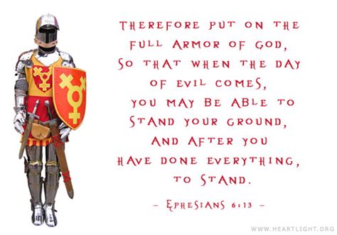 Ephesians 613 Illustrated Stand Your Ground — Heartlight Gallery