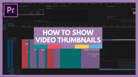 How To Show Video Thumbnails In A Premiere Pro Timeline Youtube