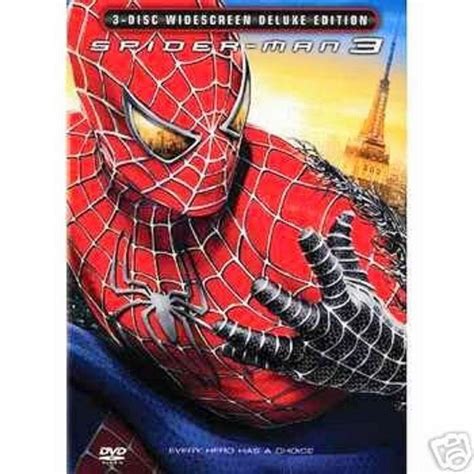 New Sealed Spider Man Dvd Widescreen Deluxe 3disc Boxed