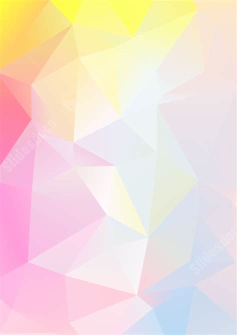 Pink Geometric Triangles With Abstract Gradient Page Border Background