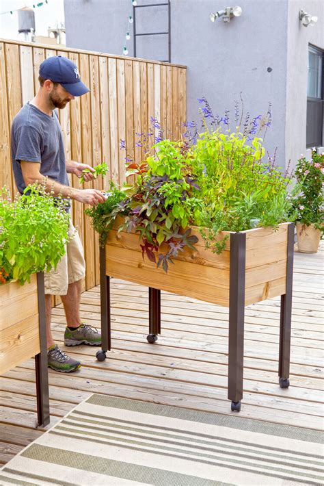 Inground pool backyard designs ideas. Elevated Garden Beds on Legs | Elevated Planter Box | Made ...