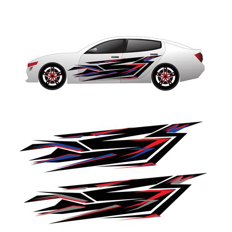 car sticker design vector car side body modification car decal stickers 29578792 vector art at