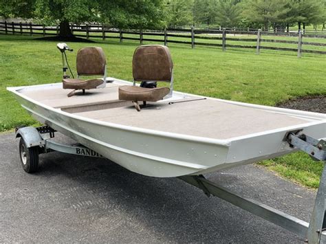 14ft Aluminum Jon Boat And Trailer For Sale In Reisterstown Md Offerup