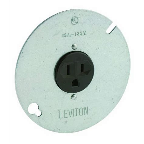 Leviton 15 Amp 125 Volt Duplex Self Test Slim Gfci Outlet White R02