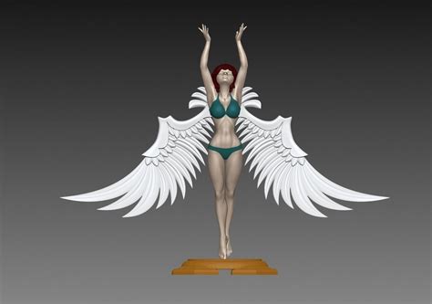 Angel Statue N033 3d Print Model Cgtrader