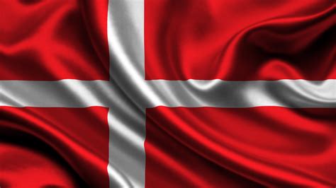 Fotos von Dänemark Kreuz Flagge 1920x1080