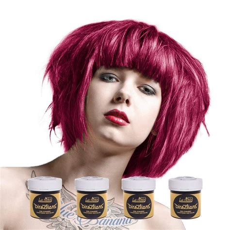 Rinse thoroughly with warm water until all residue dye has been removed. La Riche Directions Semi Permanent Rubine Hair Colour Dye ...