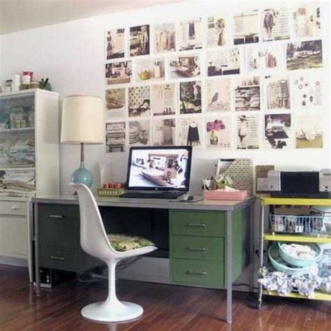 Vintage wooden boxes and drawers are not just charming; 30 Modern Home Office Decor Ideas in Vintage Style