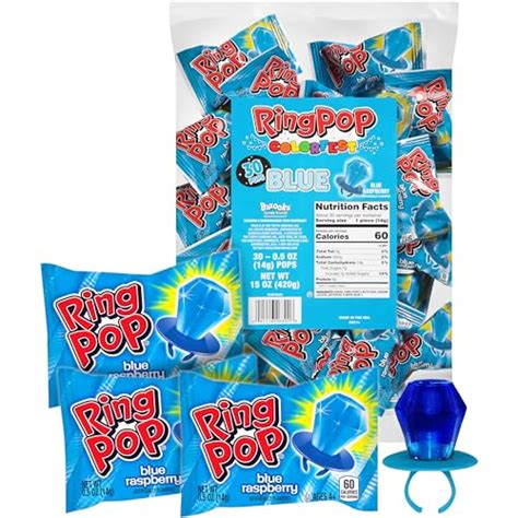 Ring Pop Party Bulk Bag Individually Wrapped Candy Lollipop Suckers