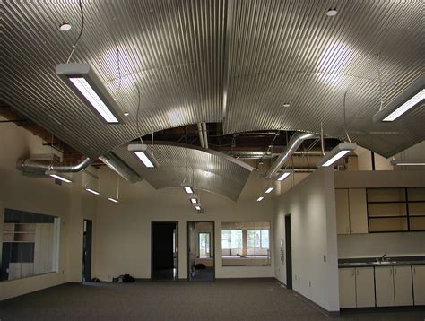 Corrugated Metal Ceiling Images Shelly Lighting