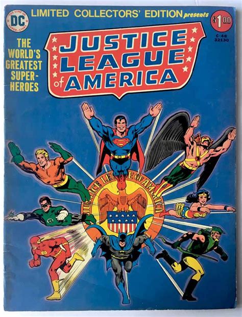 Justice League Of America Treasury Edition C 46 Neal Adams Cover