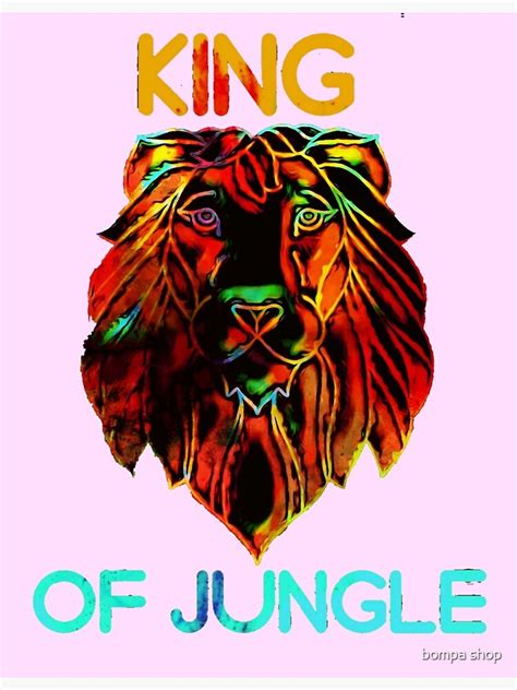 The King Of The Jungle Design Poster For Sale By Halim Sadou