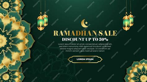 Premium Vector Islamic Ramadhan Sale Banner Template