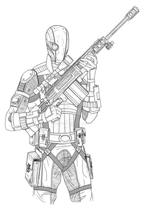 We provide coloring pages, coloring books, coloring games, paintings, and coloring page instructions here. Deathstroke Batman Arkham Knight Coloring Pages Sketch ...