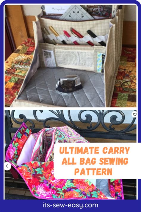 Ultimate Carry All Bag Sewing Pattern Bag Patterns To Sew Carry All