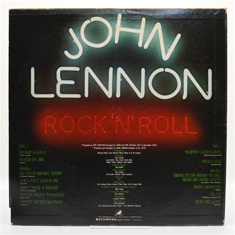 John Lennon Rock N Roll 1790 ₽ купить виниловую пластинку с доставкой