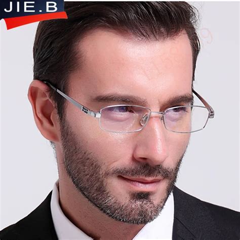 pure titanium eyeglasses frames men optical glasses frame brand reading clear glasses suit