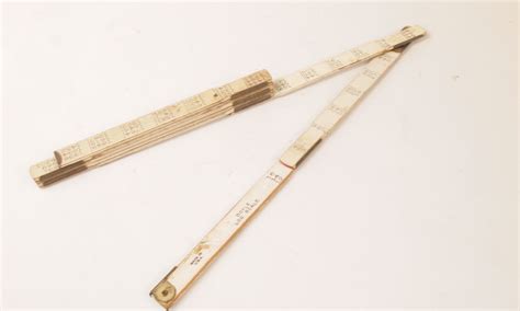 Lufkin 524 42″ Folding Log Rule Doyle Scale Working Tools Vintage