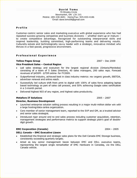 Canadian Resume Template Free Of Canadian Style Resume Template