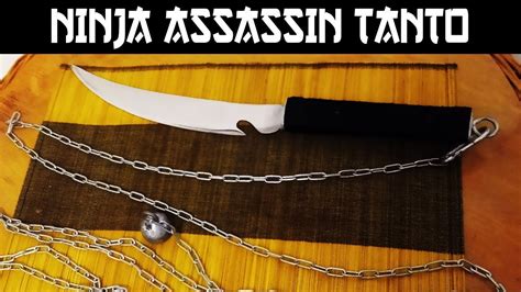 Ninja Assassin Tanto Kyoketsu Shoge Kusari Gama Knifemaking Broń z filmu YouTube